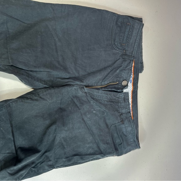 Tommy Bahama Navy Chinos with Orange Accent - Picture 3 of 4